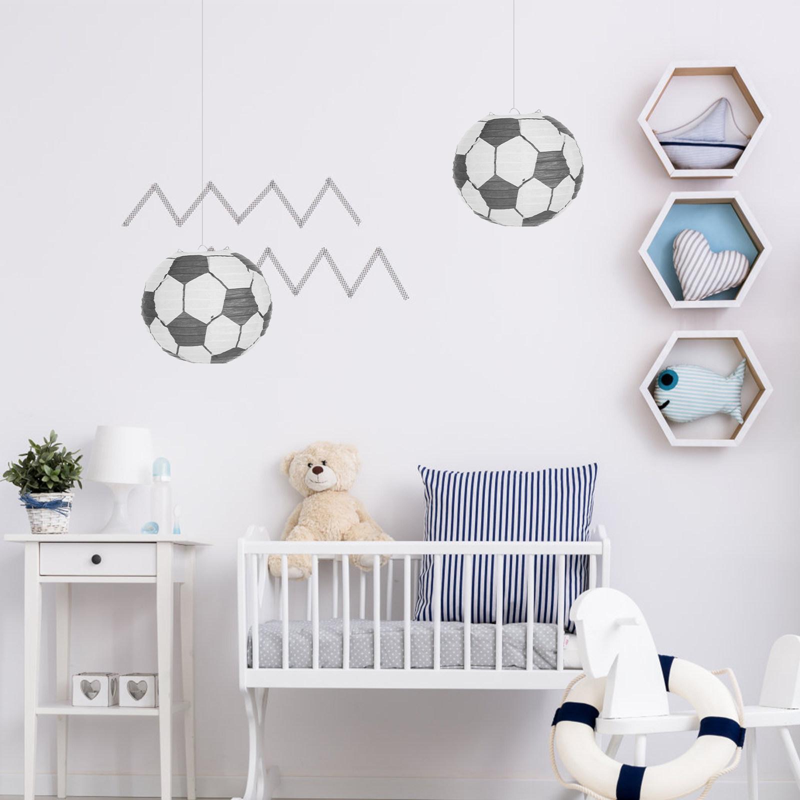 

Football Themed Paper Lanterns DIY Decoration Kit for Children Safe Premium Material Classroom Kindergarten Holiday Festival other