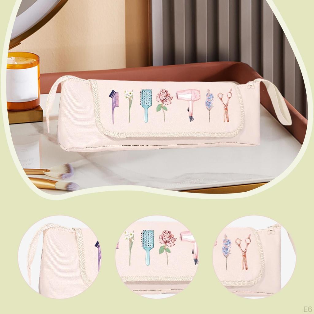 Hair Tools Travel Bag Iron Case Personal Dryer Carrying with Heat Mat Accessories
