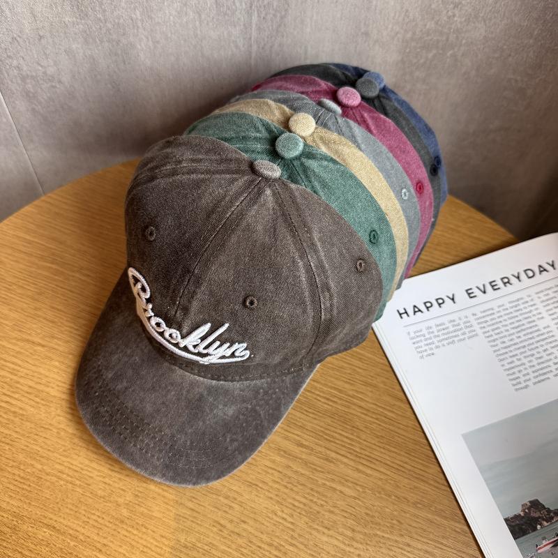Unisex Snapback Hat Hip Hop Retro Casual Dad Hat for Men Women Sport Gift Vintage Washed Cotton Baseball Cap Embroidery Brooklyn