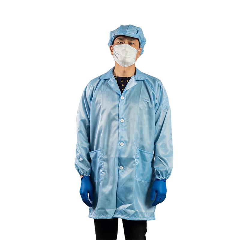 Anti-static Hooded Lab Coat and Dust-free Cleanroom Suit Set