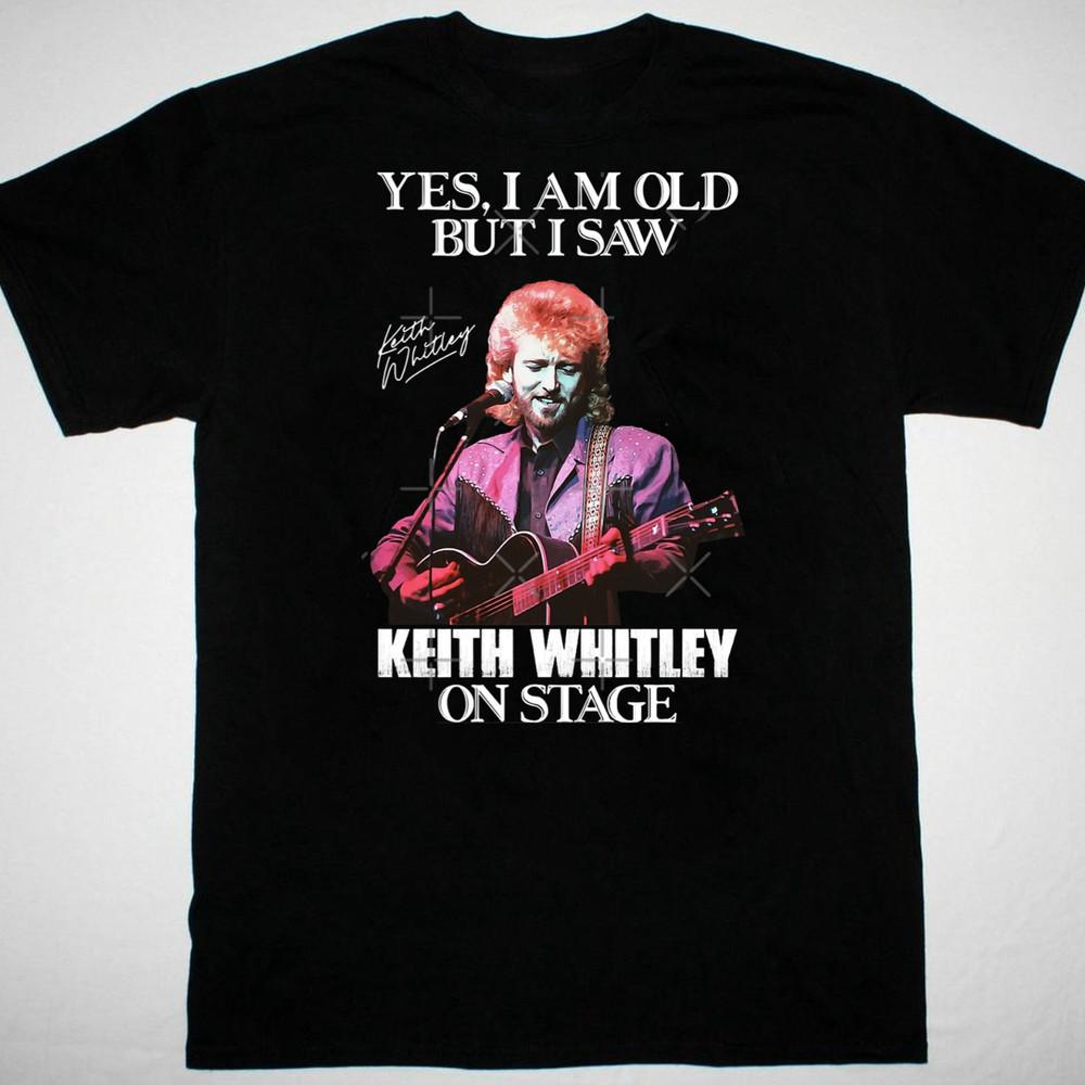 Keith Whitley Signed Men Tshirt Black Cotton Tee All Size S345XL Unisex T-Shirt XXXXL