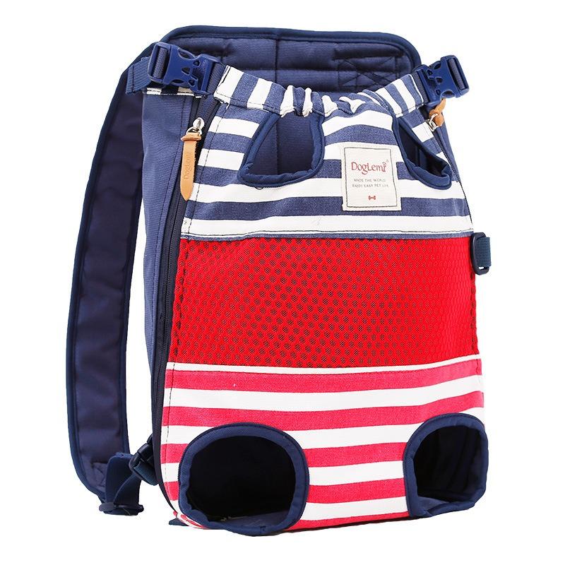 Breathable Mesh Pet Front Backpack Carrier Portable Adjustable Travel Chest Bag for Small Medium Dog Cat Outdoor Use