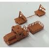Greenmax N Gauge 2529 Pre-painted Track Maintenance Vehicle (Orange)