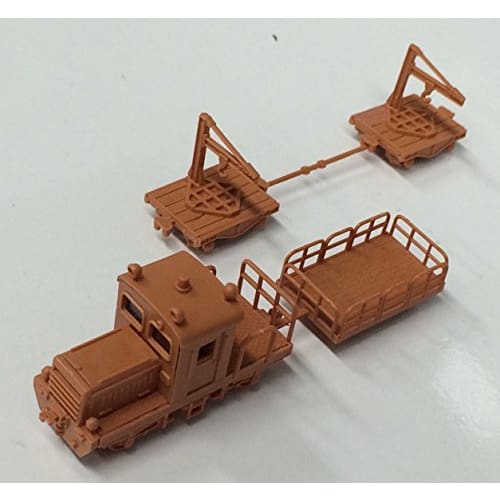Greenmax N Gauge 2529 Pre-painted Track Maintenance Vehicle (Orange)