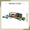 1/64 Miniature Vegetable Stall Set,Diorama Accessories,Lightweight,Sturdy,Painted,Photography Decor