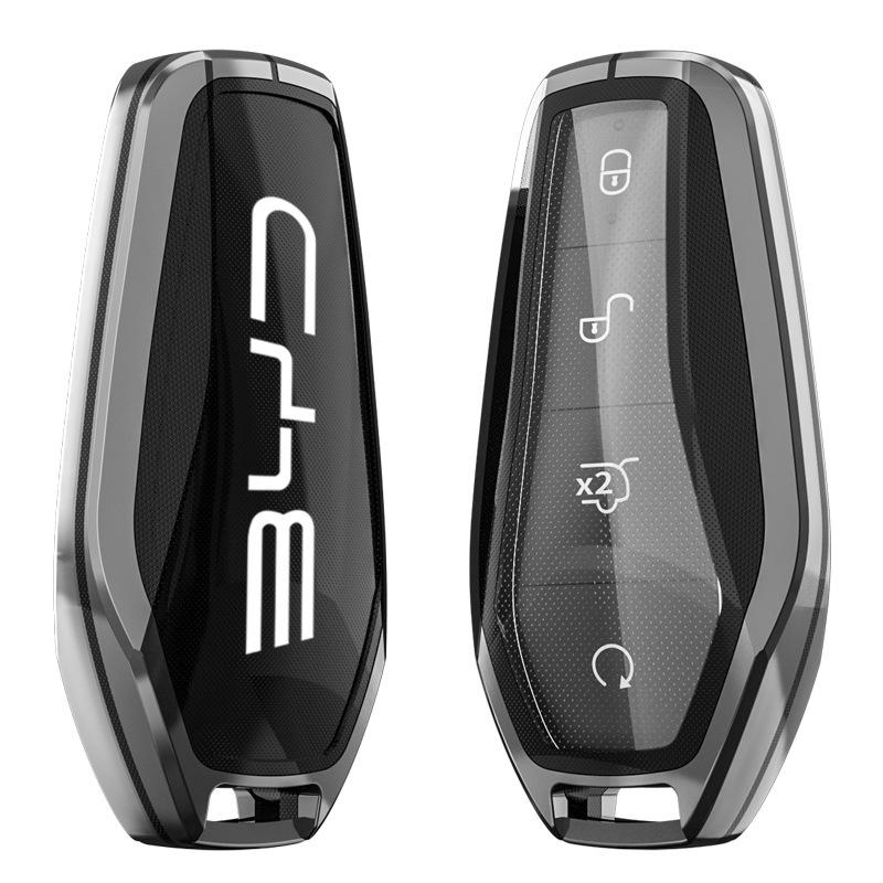 BYD Key Case: Compatible with Song Pro Plus, Yuan DMI, Dolphin, Han, Tang, Qin, Seal, and Destroyer 05 Protective Cover.