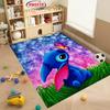 NO.5 Disney Lilo & Stitch Theme Carpet! Bedroom Living Room Bed Mat, Non-slip Exquisite Home Decor, Durable Machine Washable Rug