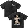 Forward Observations Group Medium Guns Pin Up Vintage Washed T-shirts Men's Women Fashion Gothic Short Sleeve T Shirt Streetwear