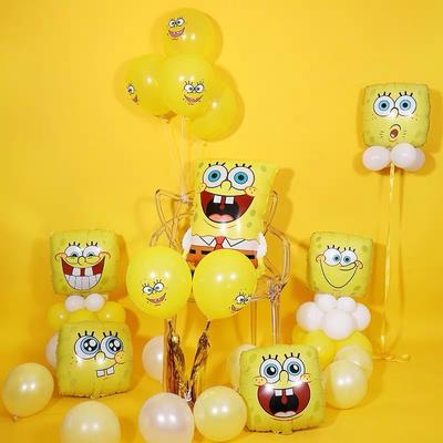 18inch SpongeBob SquarePants Cartoon Foil Balloon Birthday Needs Balloon Happy Birthday Decor Party