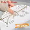 Blue Light Blocking Eyewear With Metal Square Frame For Women And Students