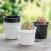 10pcs 7x7cm Mini Circular Succulent Plant Seedling Pot Indoor Tabletop Mini Flower Pot Round Plant Cultivation Plastic Pot