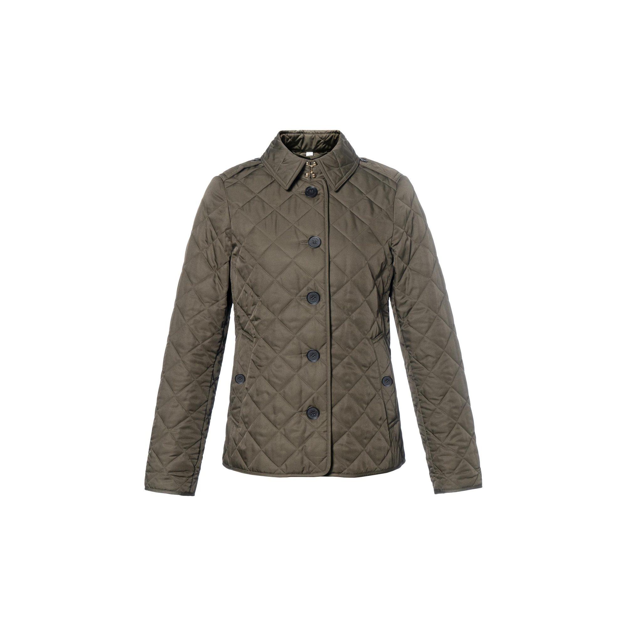 Burberry Jackets Women`s Green Lapel Moderate