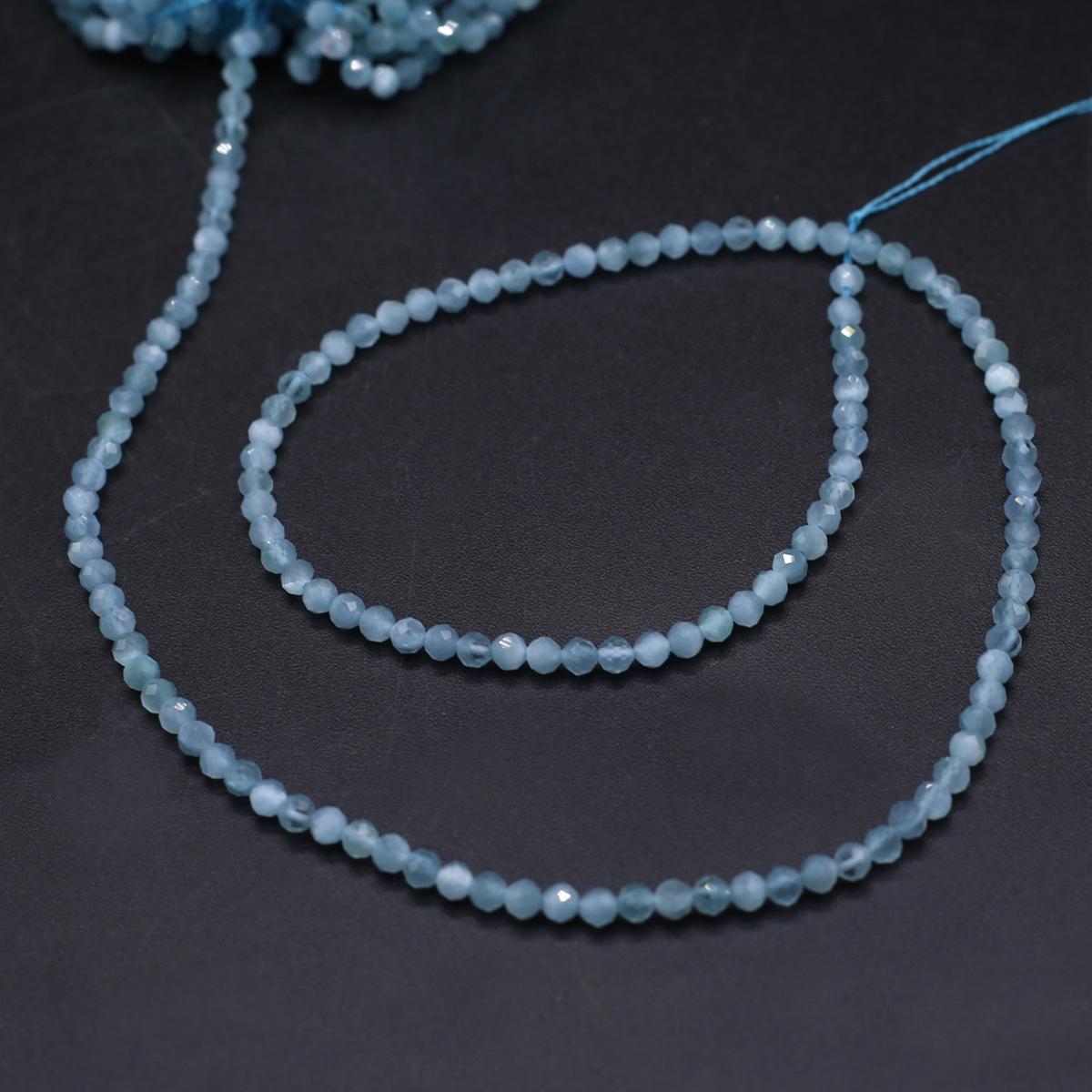 

1 нить, граненые бусины из натурального камня, модные опаловые бусины-разделители для изготовления ювелирных изделий, DIY ожерелья, браслеты, подвесные декоративные аксессуары 38 см 1String/38cm