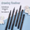 Versatile Kai Calligraphy Pen with Soft, Flexible Bristles for Fine To Large Line Drawing and Signature Practice
