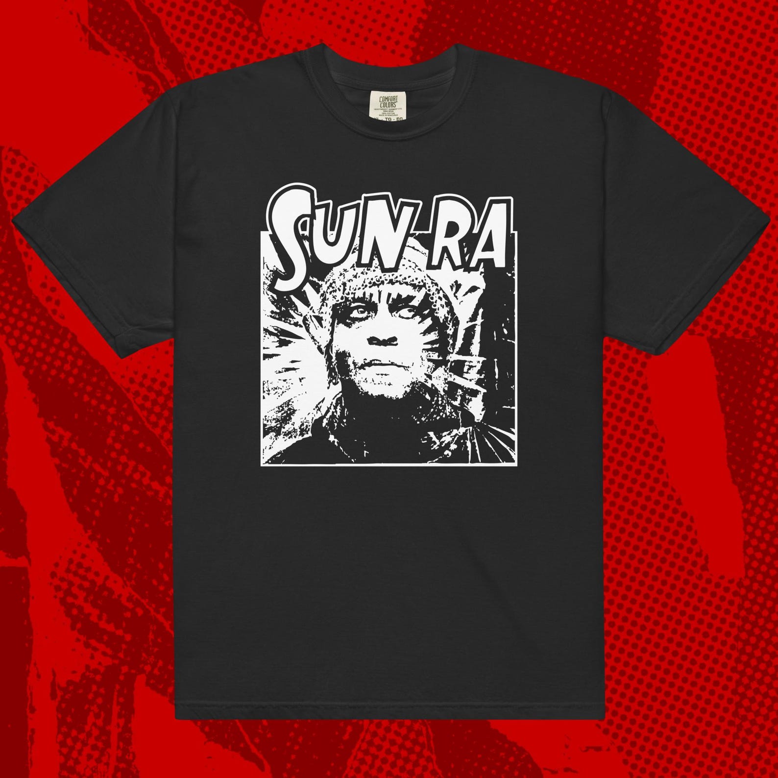 Sun Ra Photo T-Shirt | Free Jazz Experimental Coltrane Pharoah Sanders Ornette Coleman XL