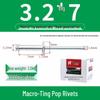 Aluminum Open-End Pull Rivet M2.4-M5 (Extended)