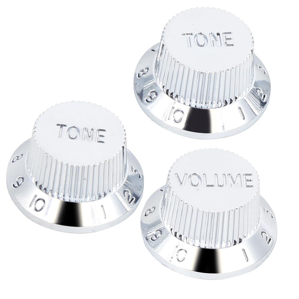3PCS Polymer Volume Tone Buttons Precision Electric Guitar Parts Guitar Knob Set  Replacement Parts