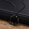 Norse Viking Pendant Man Woman Necklaces, Men Twisted Stainless Steel Jewelry  Triangle Charm Geometric Collar Party Gift
