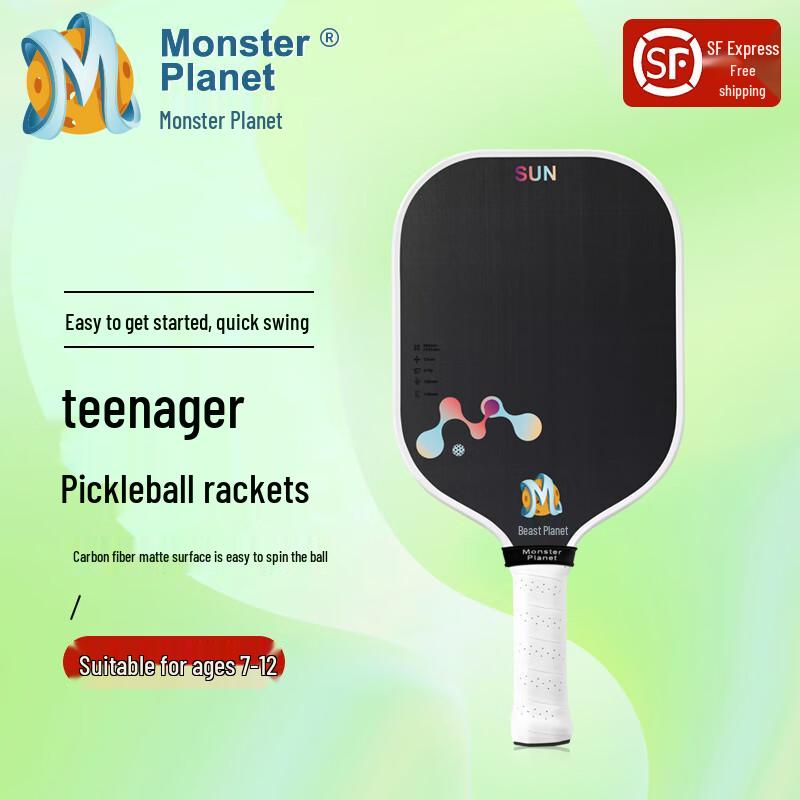 Monsterplanet Solar Series Junior Pickleball Racket 13mm
