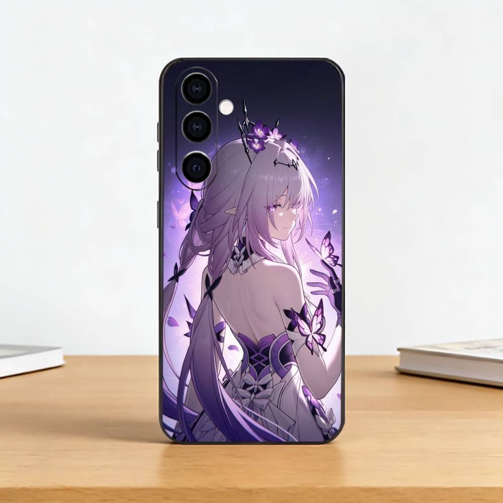 

Чехол для телефона Honkai Castorice S-Star Rail для Samsung Galaxy A73,A72,A71,A70,A53,A52,A51,Других Мягкий Черный Чехол Samsung a52