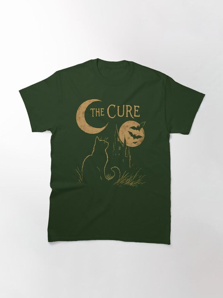 The Cure Gothic Cat And Moon The Cure Classic T-Shirt