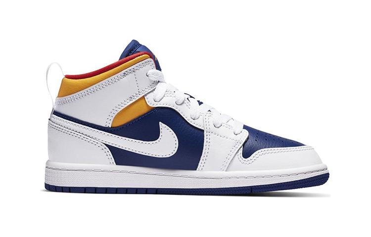 Jordan 1 Mid Hite Deep Royal Blue 640734-131