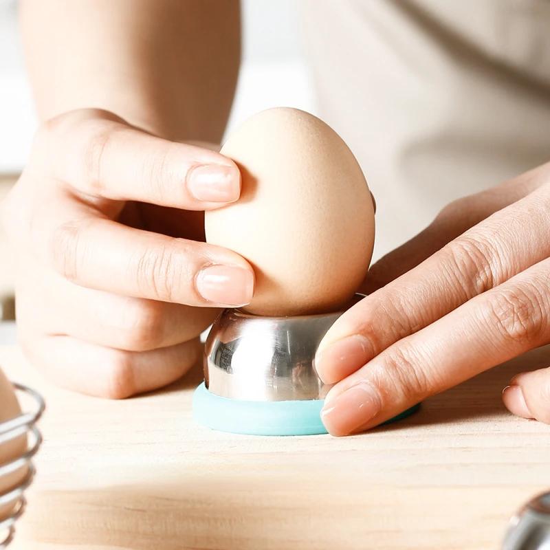 Perforador de Huevos para Huevos Crudos Aguja de Acero Inoxidable Perforador de Huevos Póker de Huevos Aguja de Acero Inoxidable Perforador de Agujeros para Huevos para Pelar Fácilmente