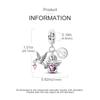 Charm Plata Love And Peace Dove Angel Heart Bead Fits Genuine Bracelet Charm For Women Jewellery DoItYourself Crafting Gift
