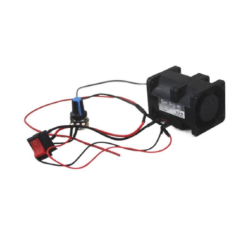 Universal Diy Electric Turbine Supercharger Boost Intake Fan Car Turbo  Ace40 14A Dc12V With Switch Potentiometer Covers