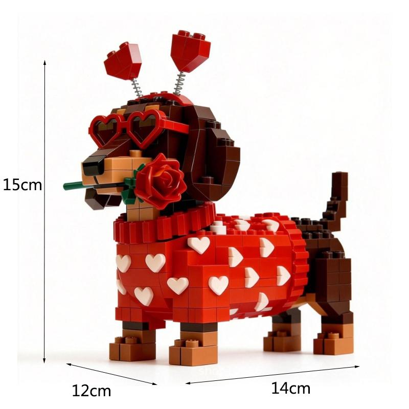 New Building Block Toys Dachshund Brick