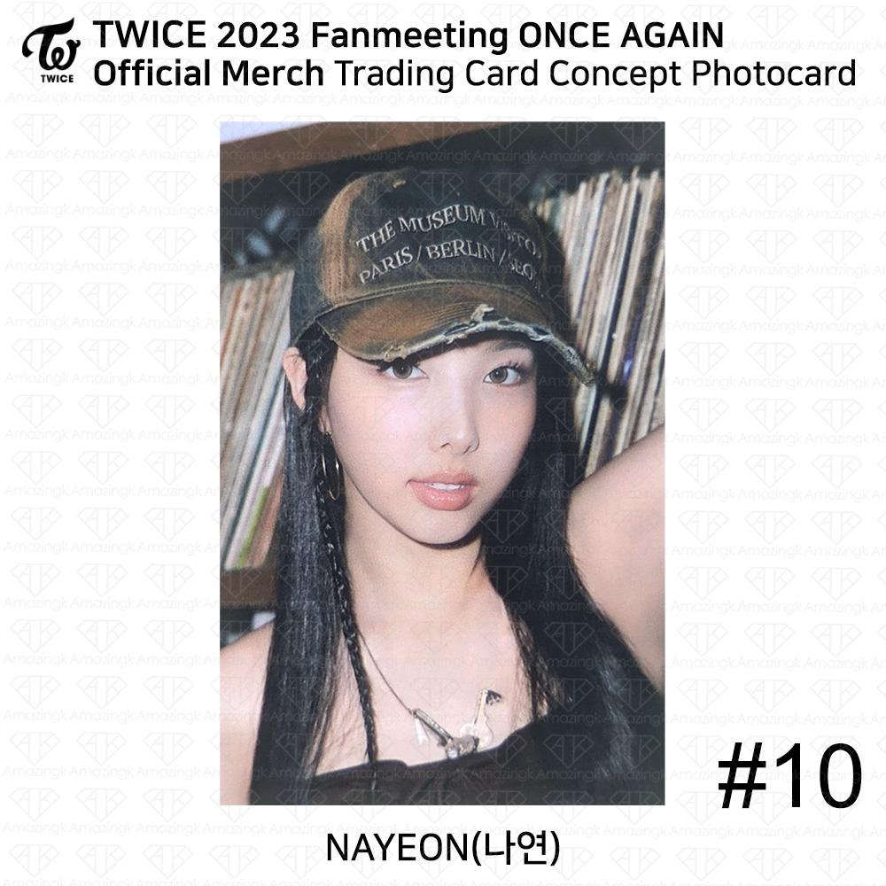 Twice 8. Jahrestag ONCE AGAIN Fanmeeting Pop-up MD Sammelkarte Fotokarte