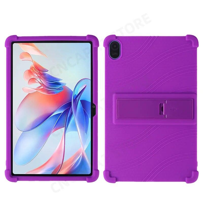 4 Thicken Cornors Soft Silicon Cover with Kickstand For Blackview Tab 11 WiFi Case 10.36" Tablet Funda For Blackview Tab11 Wi-Fi