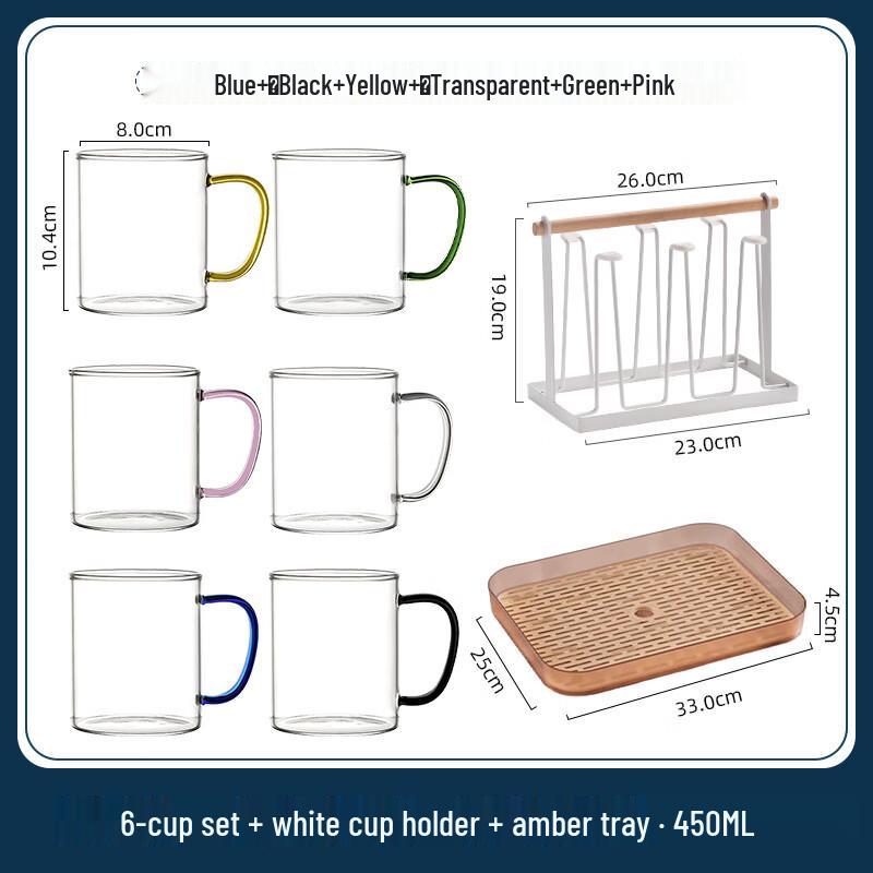 Handun Minimalist High Borosilicate Glass Cup