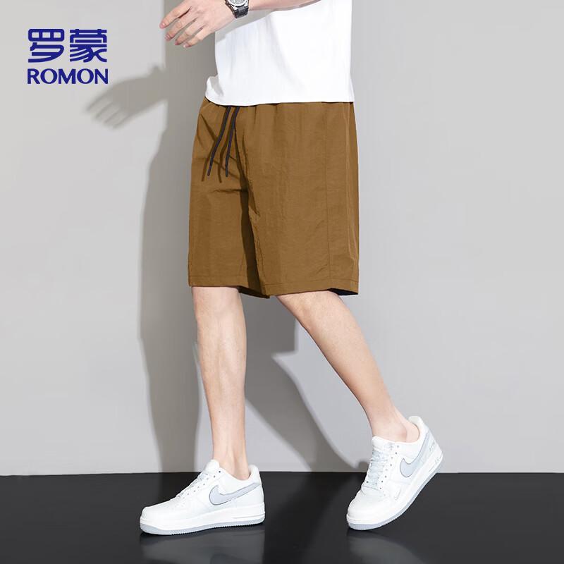 ROMON Men's Casual Drawstring Shorts ZH682
