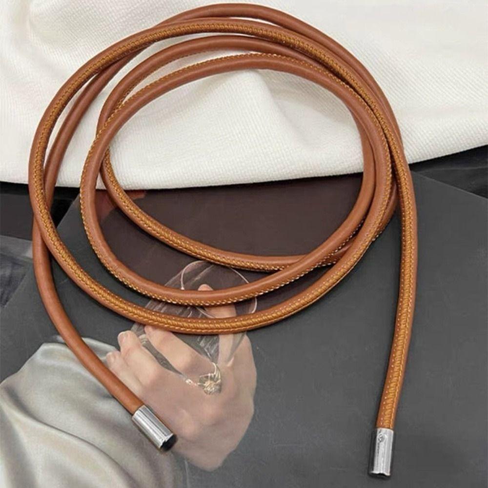 Dress Decoration Belts Bow Knotted Belt Korean Style PU Leather Waist Belt  Trouser Decoration