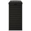 Outdoor Trash Bin Black 78 X 41 X 86 Cm Polypropylene