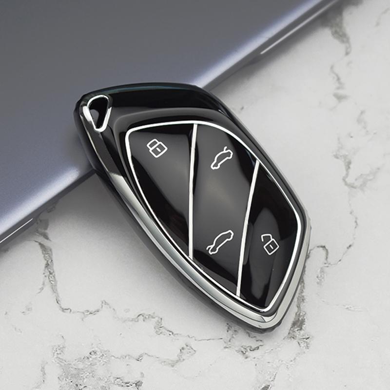 Tpu Car Key Case Cover Shell Holder For Roewe Rx5 I6 I5 Rx3 Rx8 Erx5 Ang Mg Zs Ev Mg6 Ezs Hs Ehs Marvel X Marvel R Electric