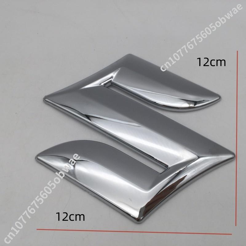 Car Front Logo Front Grill Rear Bumper Tail Door Trunk Emblem Sticker For ZUZUKI Swift Jimny Vitara Fronx Grand Sx4 GrandVitara