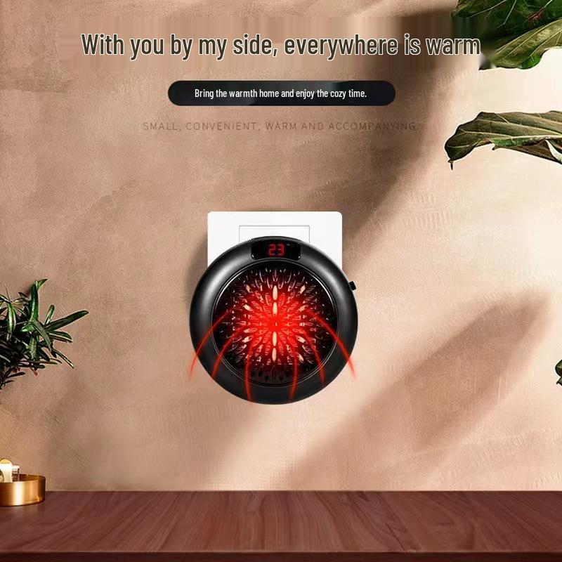 Dual-Use Energy-Saving Heater: Rapid Heating Wall-Mounted & Desktop Fan for Dorm Rooms
