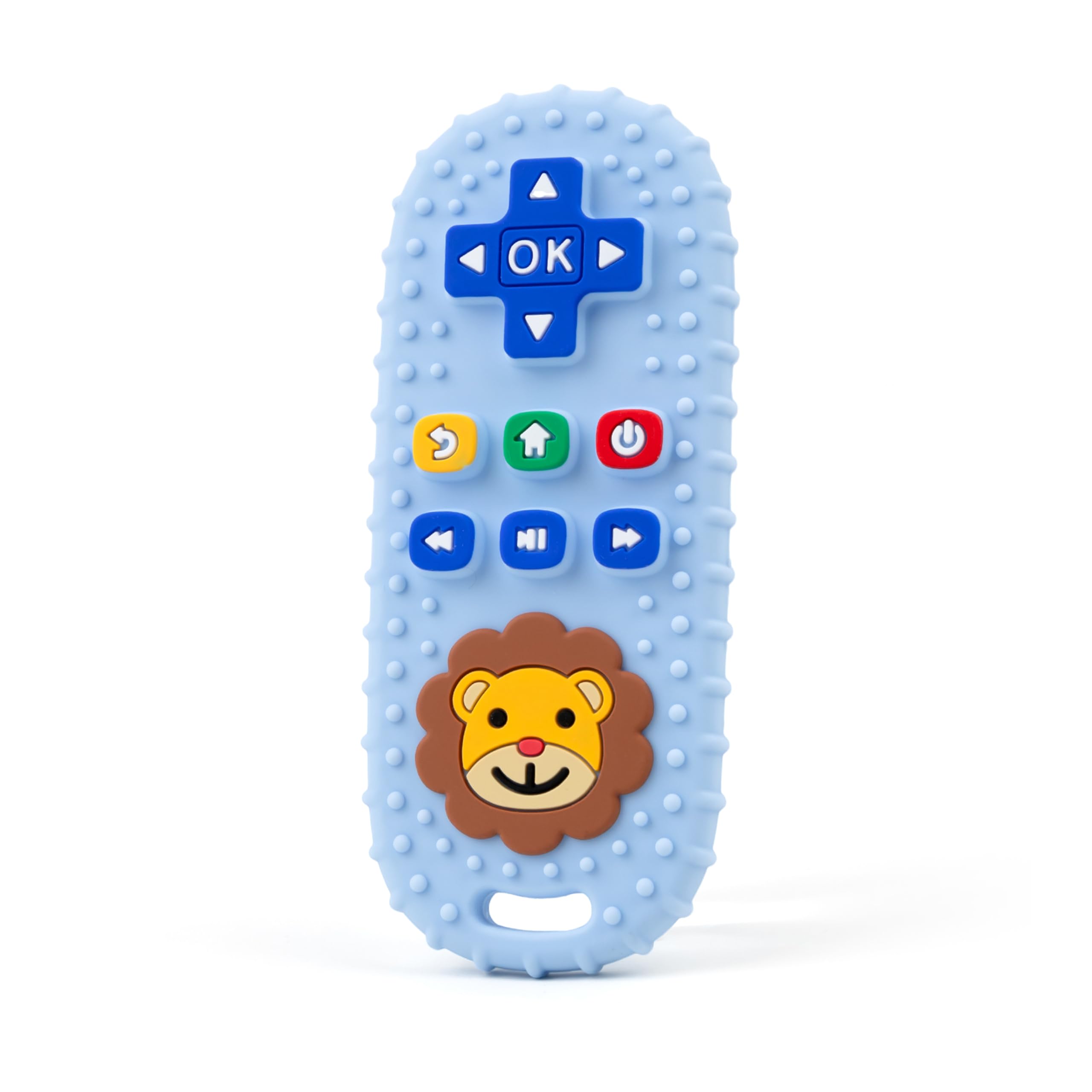 

Shinse Teething Toy with Remote Control for Babies and Soft Chew Toy for Sensory Safe Easy to Perfect as a Baby Gift for Babies 3 Months and Lion