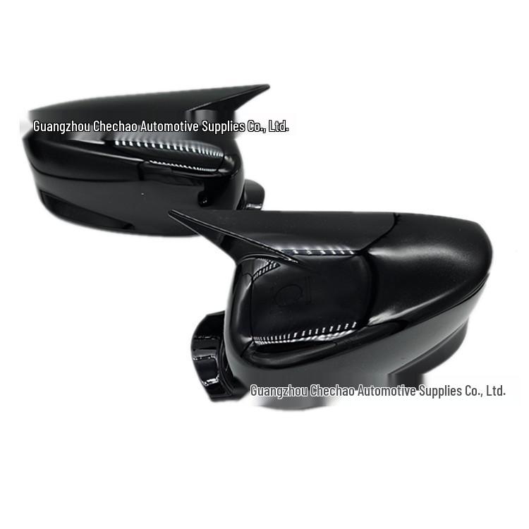 Carbon Fiber Bull Horn Rearview Mirror Cover for 2013-2017 Accord