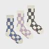 Gingham Patchwork Socks