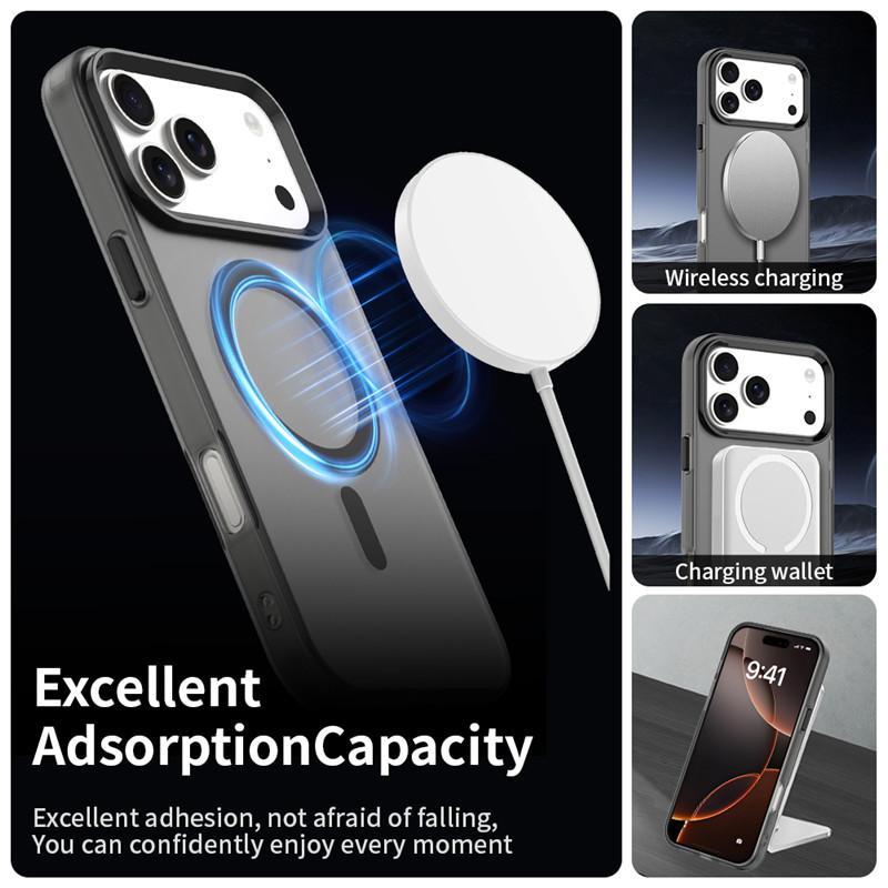 Candy Color Matte Magnetic Case for Magsafe IPhone Air 17 16 E 15 13 12 11 Pro Max 14 Plus 17E 16E I Phone Shockproof Back Cover