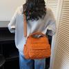Women Quilted Sling Backpack Convertible Shoulder Bag Crossbody Purse with Handles Handbag for Travel Work Daily Errands