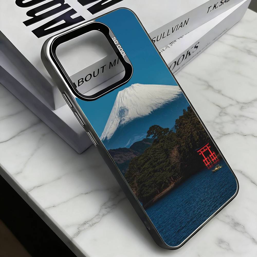 Mount Fuji, Japan  Phone Case For iPhone 17,16,15,14,13,12,11 Plus,Pro Max,XS,Colorful Silver Phone case Funda Cover