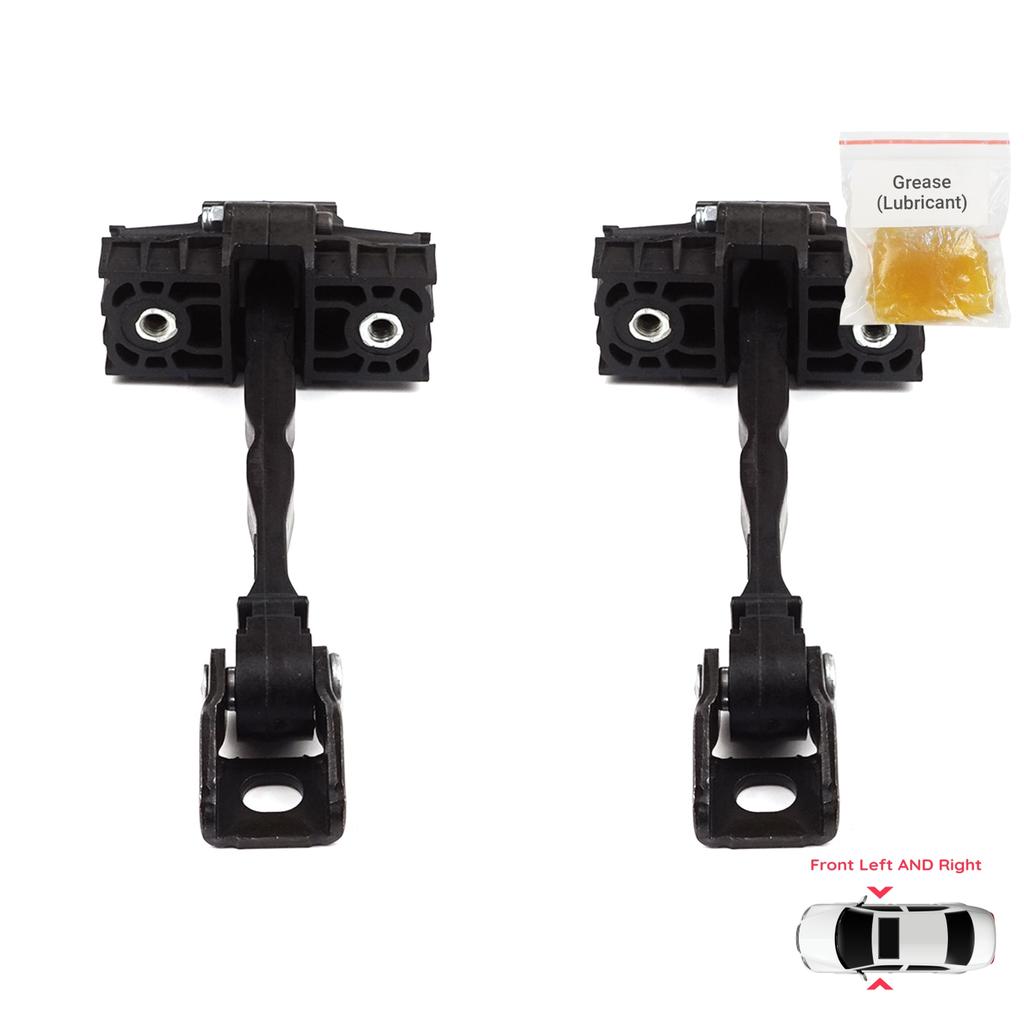 BDP1343-1 2 Pieces Front Door Hinge Brake Stop Check Strap Limiter for VW Polo MK5 6R 6C 60 61 2009-2022 4/5 Door MK4 9A 9N Sedan 6R4837249