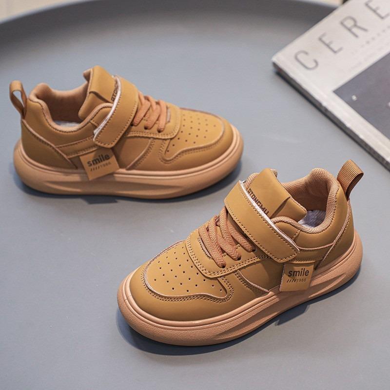 Scarpe sportive per bambine Primavera Nuove scarpe per bambini Scarpe da tavola per ragazzi Scarpe per bambini grandi Scarpe leggere piccole bianche Primavera e autunno basse