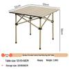 Bärbart hopfällbart campingbord