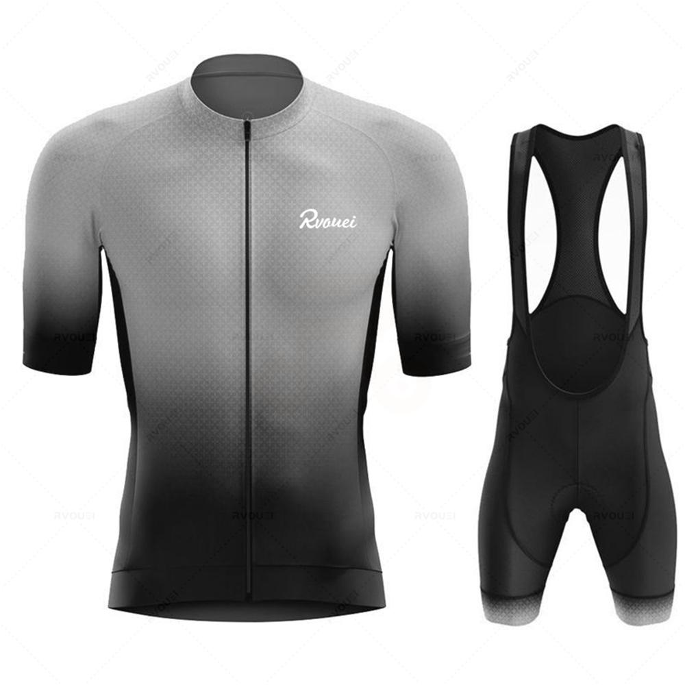Maillot de Ciclismo 2026 Pro Team Rvouei Hombre Bicicleta Conjunto Ropa de Bicicleta de Carrera Traje Transpirable Ropa para Bicicleta de Montaña Ropa Deportiva