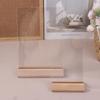 A4/A5/A6 Table Top Acrylic Sign Holder Stand Double Sided Clear Picture Frames Sign Holder Menu Recipe Display Cards Signboard